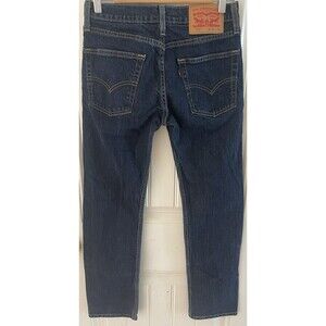 Levi's 513 Slim Straight Men's Jeans 28x30 Dark Wash Stretch